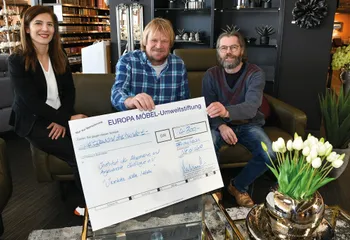 Möbel Jäger Scheckübergabe